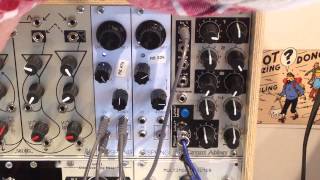 Music Thing Modular Spring Reverb Crossfade Mode [upl. by Llewxam]