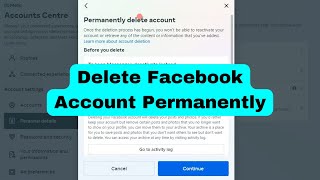 How to Delete Your Facebook Account in 2024 [upl. by Reiser]