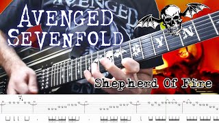 Avenged Sevenfold  Shepherd Of Fire Guitar Cover  TABS [upl. by Anauqcaj]