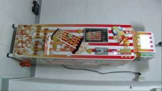 Demo Instant popcorn vending machine  Accepts coins [upl. by Infeld879]