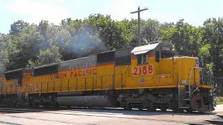 Standard Cab UP EMD SD60 Leads NS 24Q Thru Shen [upl. by Maroney]