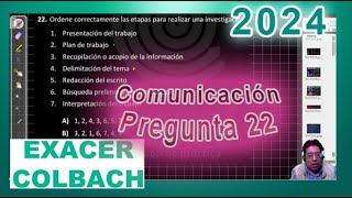 Comunicación 22 Exacer Guía 2024 [upl. by Fiora6]