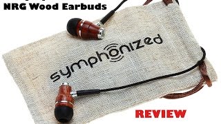 Symphonized NRG Premium Genuine Wood Inear Noiseisolating Headphones with Microphone Review [upl. by Barnum]