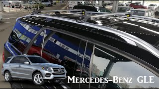 How to Fit TURTLE Roof Rack Rail Bars system AIR1 full kit Mercedes GLE [upl. by Reinke992]