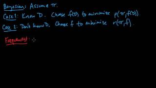 ML 114 Choosing a decision rule  Bayesian and frequentist [upl. by Akcimahs]