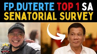 FPDuterte top 1 sa Senatorial Survey [upl. by Drona]