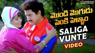 Mondi Mogudu Penki Pellam Songs  Saliga Vunte Song  Suman Vijayashanti [upl. by Conlan]