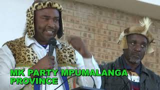 MK Party Mpumalanga Province Steve Tshwete Municipality Meeting 4 October 2024 Speech 14 [upl. by Mildred384]