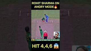 ROHIT SHARMA ON ANGRY MODE 😱 cricket cricketnews msdhoni rohitsharma indiavssouthafrica [upl. by Yaluz]