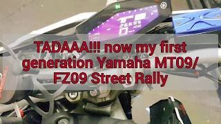 Yamaha MT09FZ09 dark display DIY mod [upl. by Brianne]