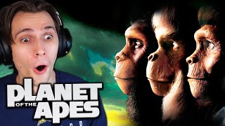 Planet of the Apes 1968 Movie REACTION FIRST TIME WATCHING [upl. by Aihseken19]