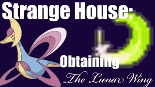 Pokemon Black and White 2 Strange House How To Obtain The Lunar Wing [upl. by Ahsiruam921]