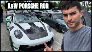 AampW October Porsche Run Miami 2024 4K [upl. by Kerrie]