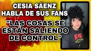 🛑 CESIA SÁENZ EN VIVO HABLA DE LOS FANS quotLAS COSAS SE ESTÁN SALIENDO DE CONTROLquot 🇭🇳 [upl. by Eenor]