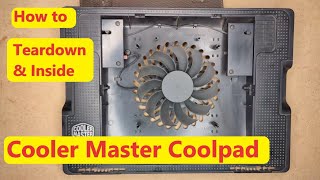 How to Teardown  Cooler Master laptop coolpad [upl. by Ynabe]