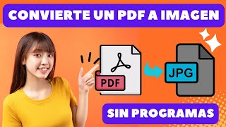 quotTransforma PDF a JPG Tutorial Rápido para Convertir Documentos en Imágenes [upl. by Dnomrej191]