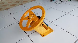 Membuat Steering Wheel Dari Arduino Leonardo  Force FeedBack [upl. by Anoet954]