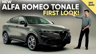 NEW Alfa Romeo Tonale 2022 static review an SUV with an NFT [upl. by Annadroj460]