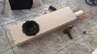 8” Subwoofer Enclosure Build DEMO TIME [upl. by Aldwon]