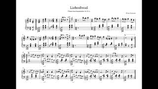 Liebesfreud Loves joy  Fritz Kreisler  Piano Solo Score [upl. by Enitsirc35]