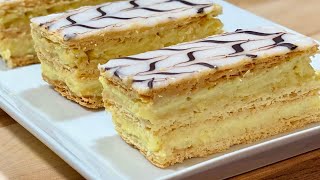 VOICI COMMENT RÉALISER UN MILLEFEUILLE COMME UN VÉRITABLE CHEF👩🏻‍🍳👨🏻‍🍳 Deli Cuisine [upl. by Nosylla]