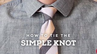 How to Tie a Perfect Simple Knot [upl. by Ranitta]