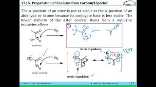 Lecture for Lesson VI15 Preparation of Enolates and alphaAlkylation of Carbonyls [upl. by Acceber]