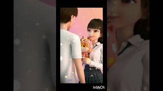 leer and guoguo ❤️❤️💗💗 Chinese cartoon Dil mera chahe song trending viral shorts [upl. by Newcomer294]