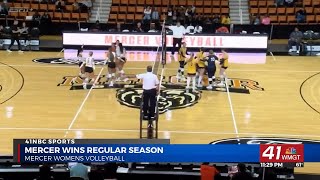 Mercer Volleyball Wins SOCON Regular Season Championship [upl. by Alleras776]