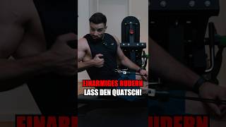 Einarmiges Rudern lass den Quatsch rückentraining muskelaufbau fitness [upl. by Ilka717]