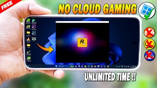 Play PC Games on Mobile Without Cloud Gaming  Run Windows On Mobile [upl. by Edge]