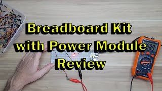 Breadboard kit with power module from Aliexpress review [upl. by Nelyag]