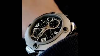 baume mercier geneve diver automatic chronograph 43mm dodecagon shape [upl. by Adianes]