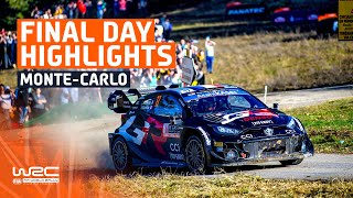 Final Day Highlights  WRC Rallye MonteCarlo 2024 [upl. by Ujawernalo]