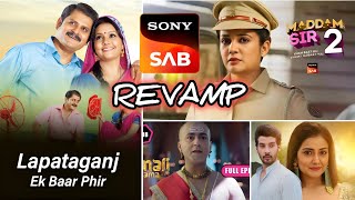 Sab Tv Revamp  Lapataganj Agnikund  Tenali Rama 2  Madam Sir 2 Launch Soon sabtv revamp [upl. by Danforth624]