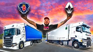 SCANIA VS RENAULT  Przetestowałem dwa ciągniki [upl. by Adelice]