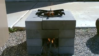 The 16 Brick Rocket Stove  Quick quot30 secondquot Build  Easy DIY  simple Instructions [upl. by Oilime]