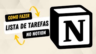 Como criar uma lista de tarefas no NOTION [upl. by Tandie]