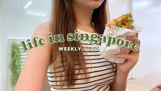 wfh vlog singapore 🏠 what i eat in a week skin laser treatment home cooking uniqlo shopping [upl. by Aramanta90]