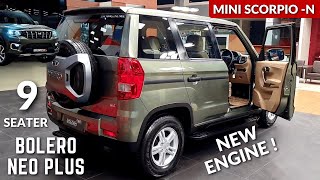 2024 Mahindra Bolero Neo Plus 9 Seater SUV  Extra Powerful Diesel Engine  Features Price  Bolero [upl. by Adlesirc77]