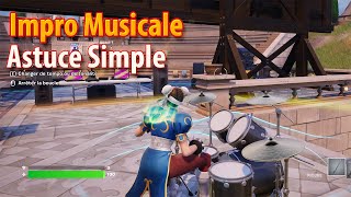 Faire une impro musicale à un lieu dit Fortnite Défi de la Semaine 4 Fortnite Saison 3 [upl. by Sivrat]