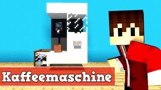 Wie baut man eine funktionierende Kaffeemaschine in Minecraft  Minecraft Kaffeemaschine bauen [upl. by Talia836]