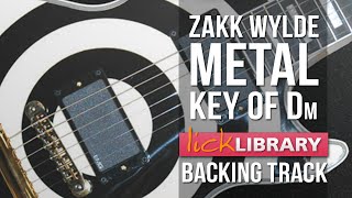 Metal Guitar Backing Track In Dm  Fast Southern Rock  Licklibrary Jam Track [upl. by Asim]