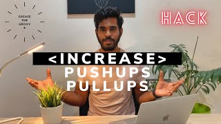 How to increase PUSH UPS  PULL UPS  Grease the Groove Full training plan included SCIENCE BASED [upl. by Debarath]