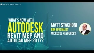 Whats New with Autodesk Revit MEP and AutoCAD MEP 2017 [upl. by Llerruj]