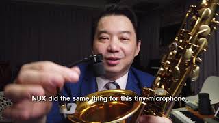 NUX B6 Wireless Saxophone System  First Impression amp Overview  15 [upl. by Nolava]