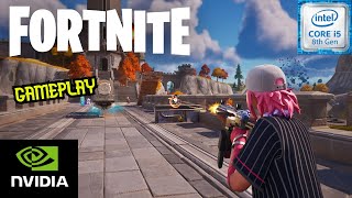 FORTNITE Gameplay on i58250U Nvidia GeForce 940MX [upl. by Maribeth740]