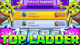 PASSING Mohamed Light for Top 1 and 2 In the world  Clash Royale [upl. by Assedo]