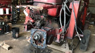 Splitting the 1958 Farmall 560 at trans and clutch to fix the hydraulics [upl. by Nina777]