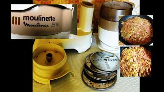 Moulinette Moulinex SE Electric ChopperCooking fried potatoes with sausages [upl. by Desdemona549]